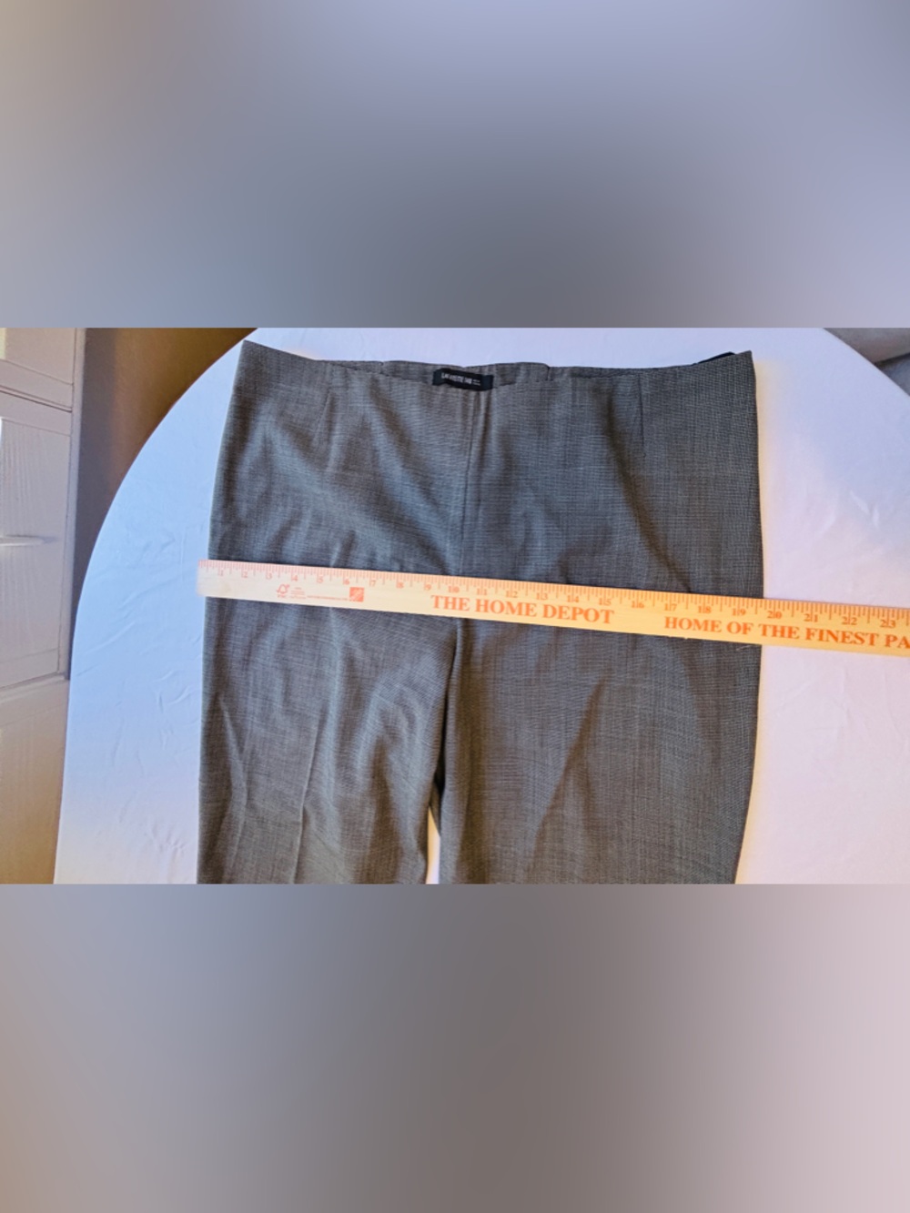 Lafayette 148 New York Gray Tailored Dress Pants 100% Virgin Wool Women’s 14 - Picture 10 of 12